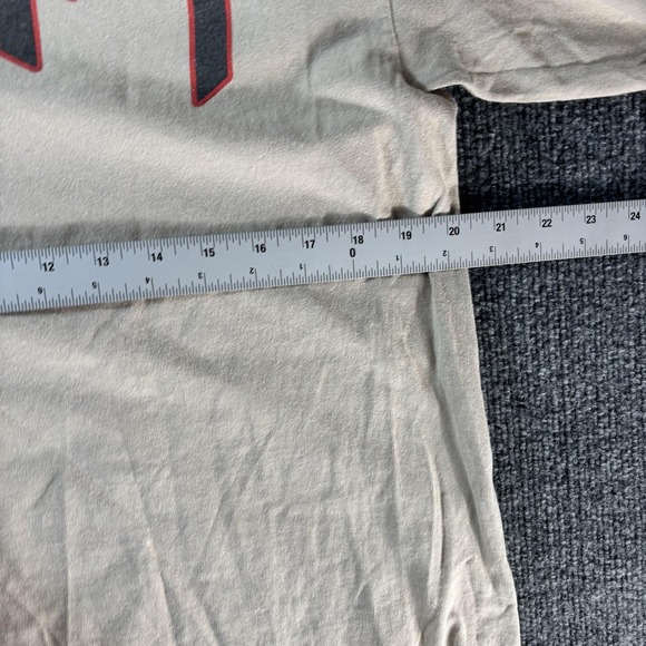 Justin Bieber Purpose Tour Shirt Mens Large Beige All Access World Tour Gildan - Picture 5 of 5